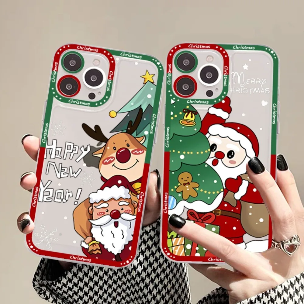 Рождественский мультфильм Новогодний подарок Чехол для телефона для Redmi 7 8 9 A для Redmi Note 5 7 8 9 10 11 Pro Max 4G 5G Funfas